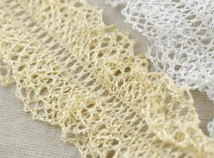 65275金蔥彈性蕾絲MET. STRETCH TORCHON LACE