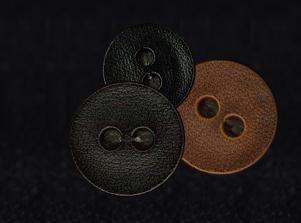 7188仿霧面皮釦(薄)LEATHER IMIT. BUTTON