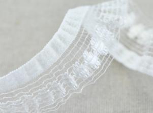 PP124荷葉邊彈性網久帶STRETCH FRILL