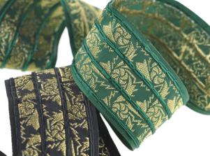 B3660蔥紗提花帶METALLIC JACQUARD TAPE